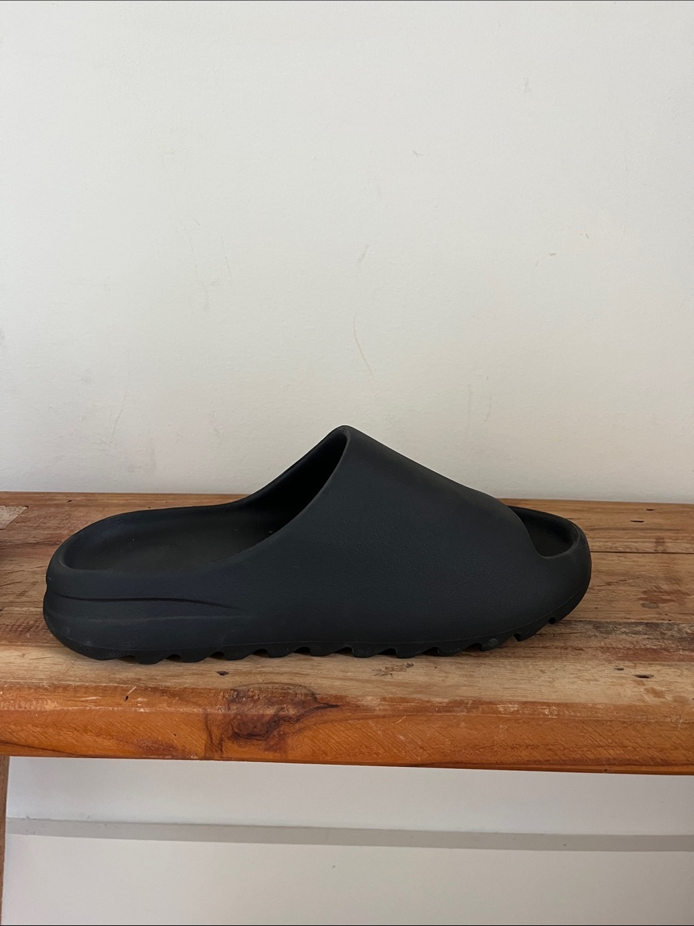 Yeezy slides / YZY YS-01 black . Size US Men 7 - Picture 5 of 7